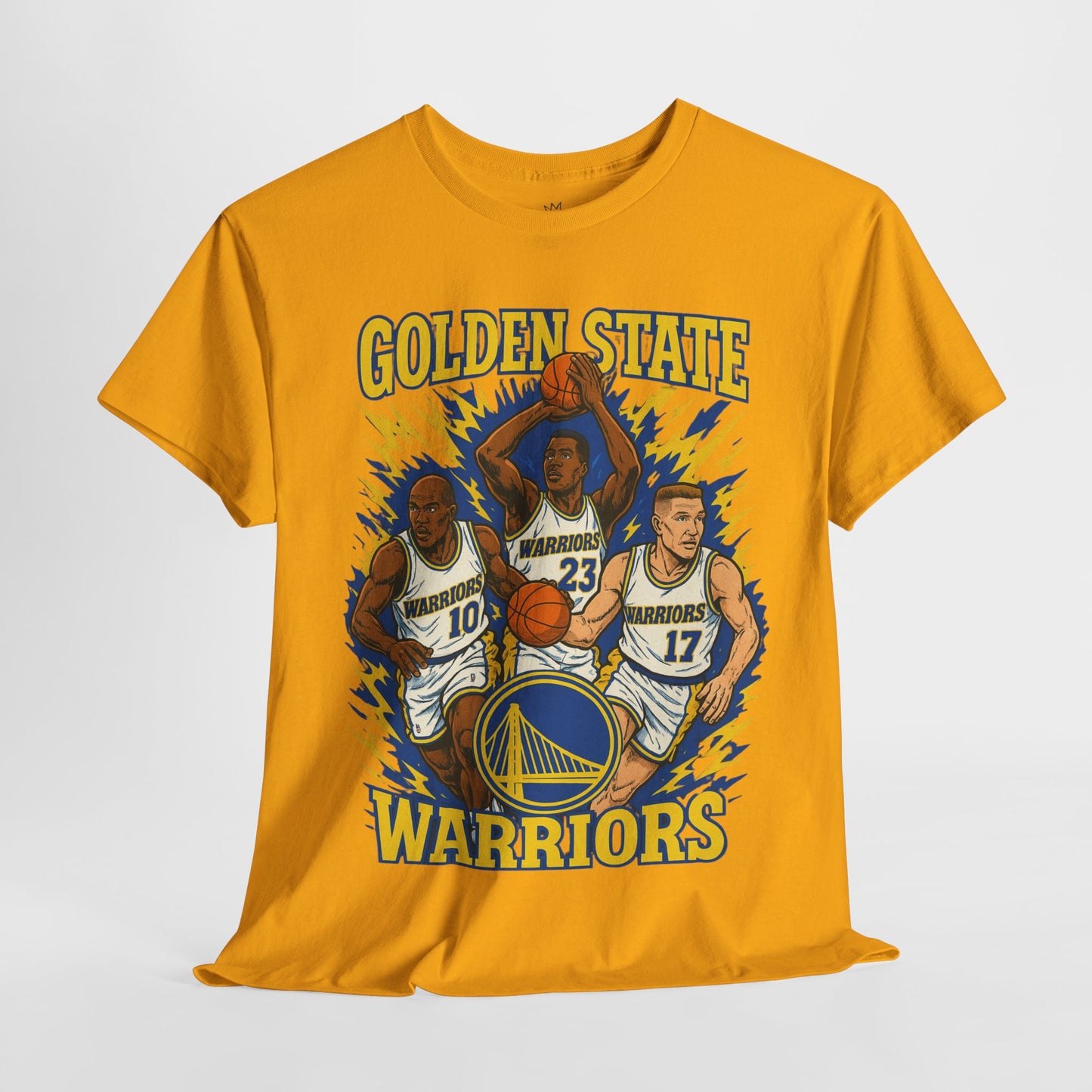 Golden State Warriors Vintage Unisex Heavy Cotton Tee, NBA Fan Shirt, Sports Apparel, Basketball Gift, Retro Graphic T-Shirt