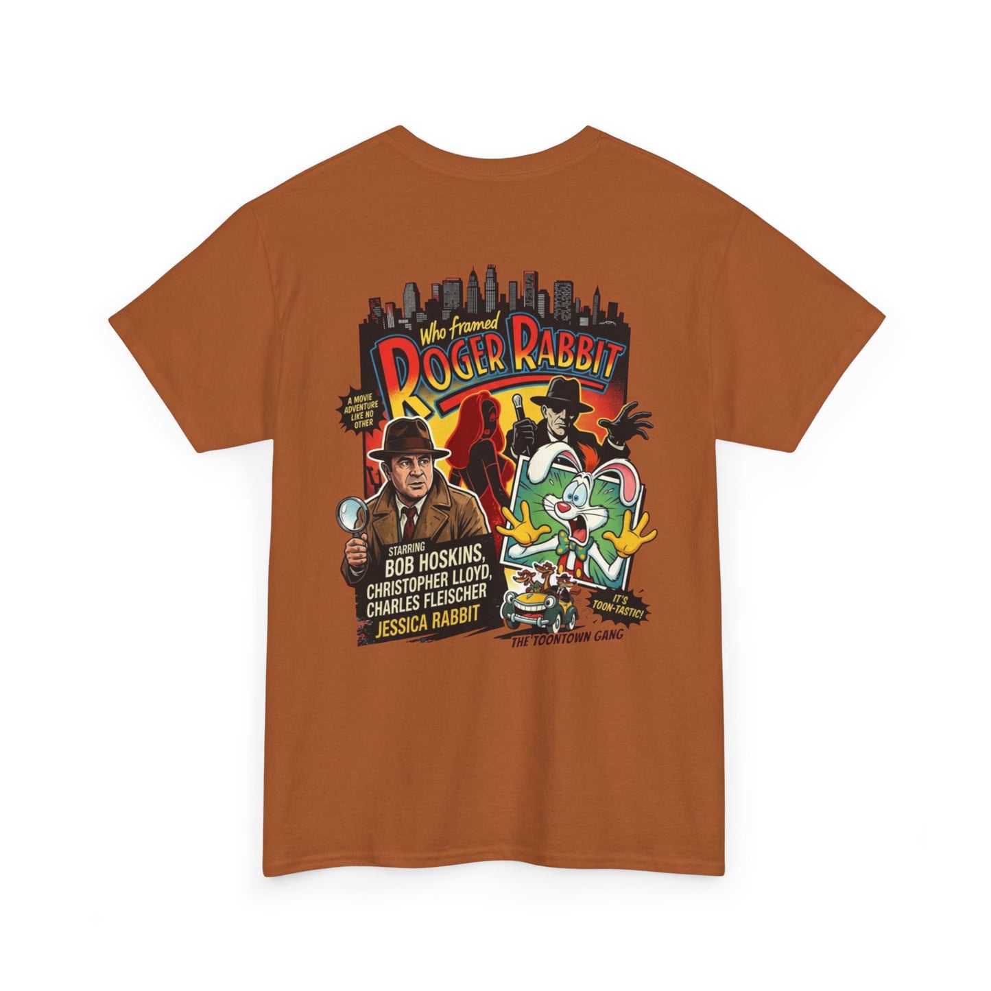 Who Framed Roger Rabbit Poster Tee — Retro Movie Graphic T-Shirt