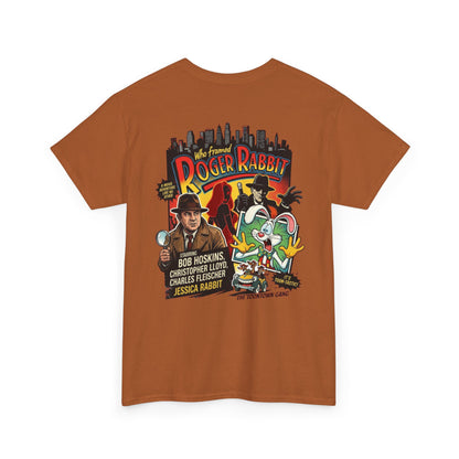 Who Framed Roger Rabbit Poster Tee — Retro Movie Graphic T-Shirt