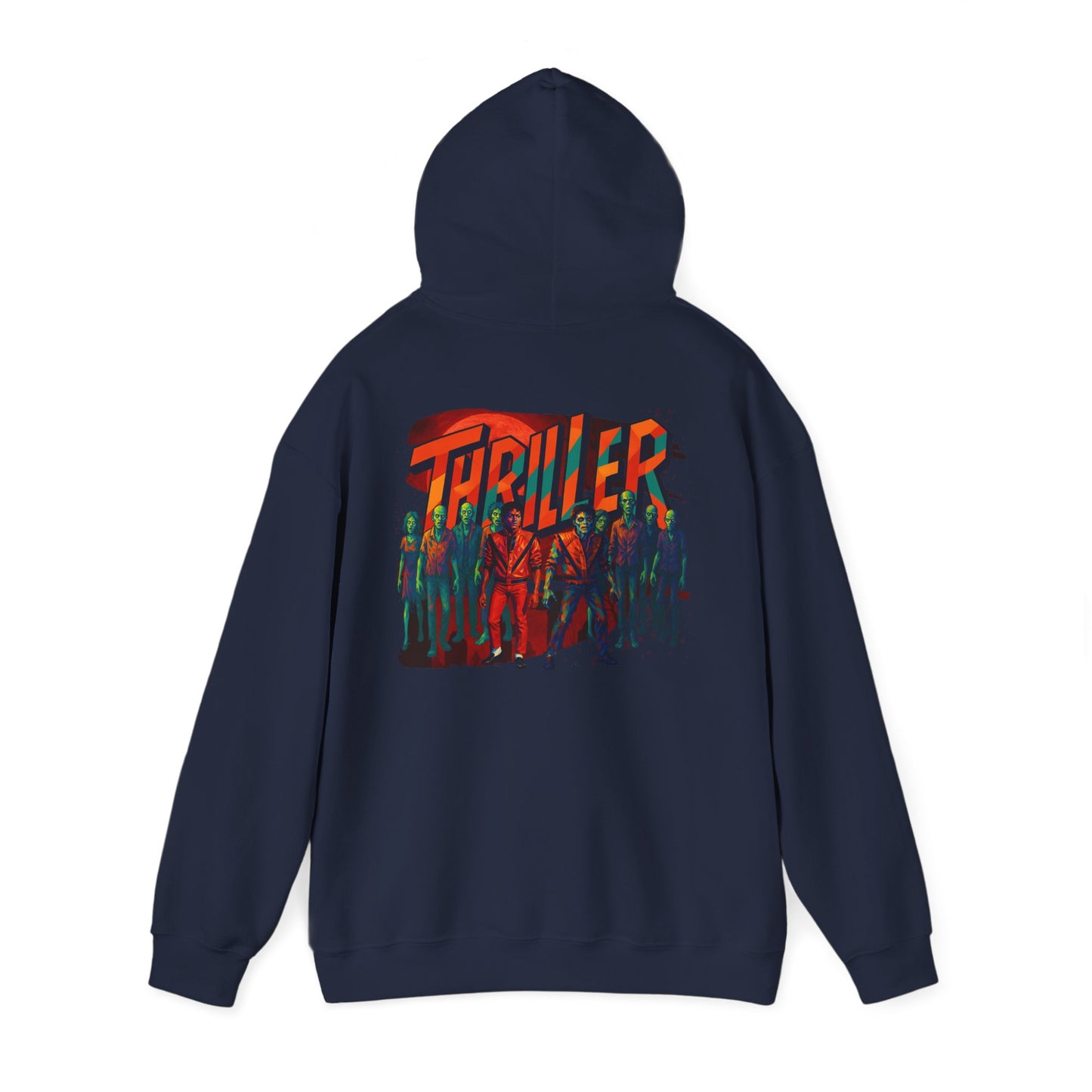MJ 'Thriller' Retro Zombie Crew Graphic Hoodie