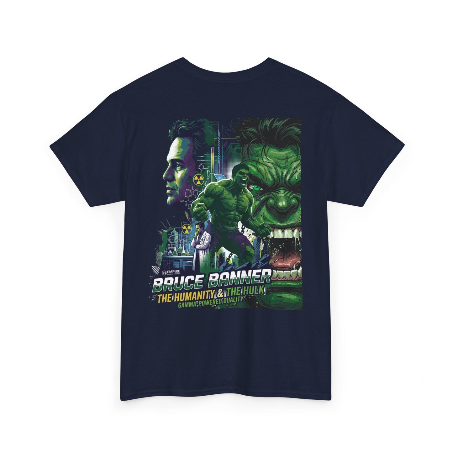 Hulk Graphic Tee — Bruce Banner Movie Poster Back Print