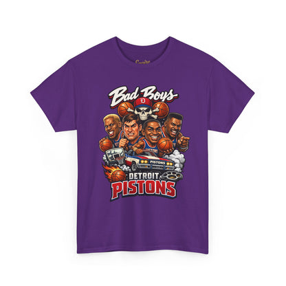 Detroit Pistons "Bad Boys" T-Shirt — Vintage Basketball Team Tee
