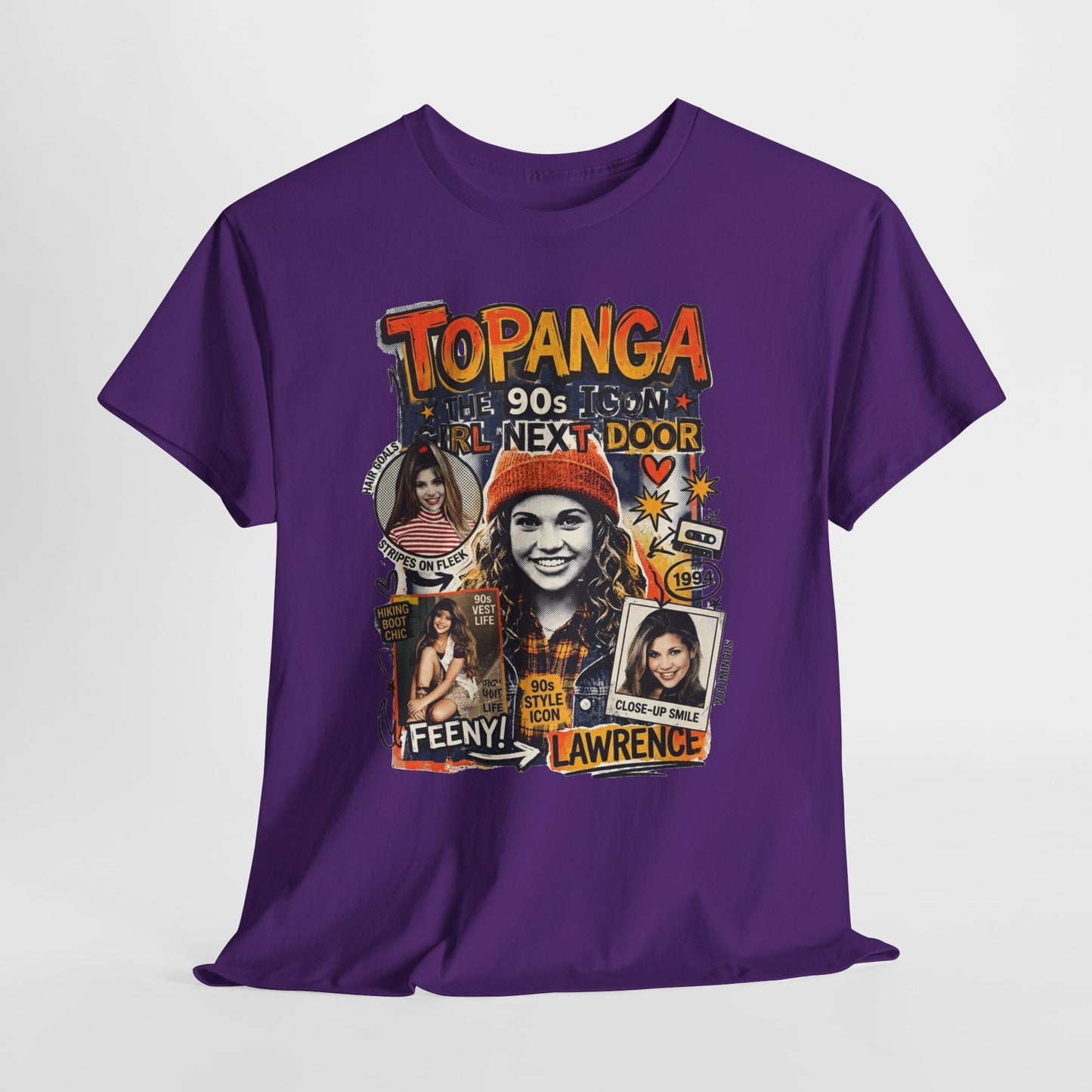 Topanga 90s Throwback Tee — Feeny & Lawrence Nostalgia Graphic T-Shirt