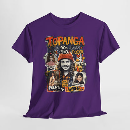 Topanga 90s Throwback Tee — Feeny & Lawrence Nostalgia Graphic T-Shirt