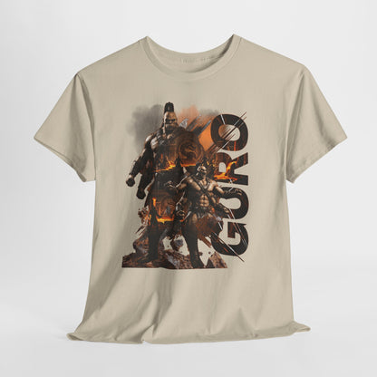 Goro Warrior Graphic Tee — Fantasy Samurai & Skull Design