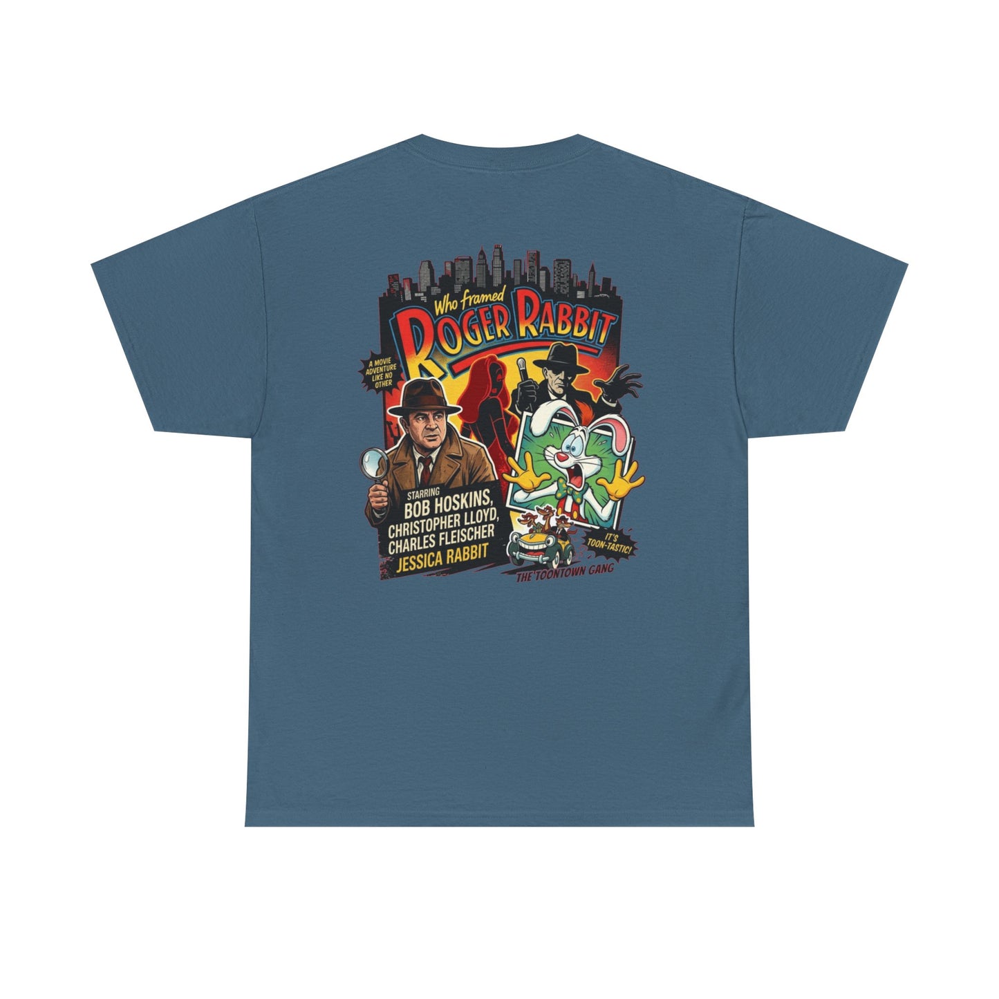 Who Framed Roger Rabbit Poster Tee — Retro Movie Graphic T-Shirt