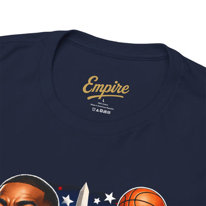 Wizards Basketball Vintage Player Caricature Tee – Wall & Ball Fan Shirt