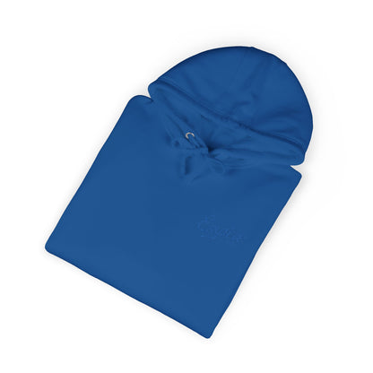 Empire Signature Embroidered Hoodie — Minimal Fleece with Royal Blue 'Empire' Logo