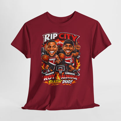 Rip City Basketball T-Shirt — Caricature Trail Blazers Fan Tee
