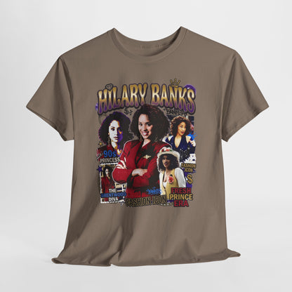 Hilary Banks Collage Tee — Fresh Prince Retro Graphic T‑Shirt