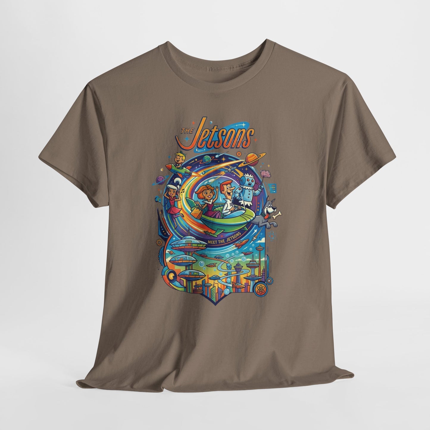 Retro Space Adventure T‑Shirt – Colorful Sci‑Fi Graphic Tee