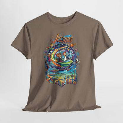Retro Space Adventure T‑Shirt – Colorful Sci‑Fi Graphic Tee