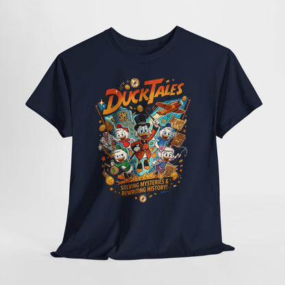 DuckTales Graphic Tee — Retro Scrooge & Nephews Adventure Shirt