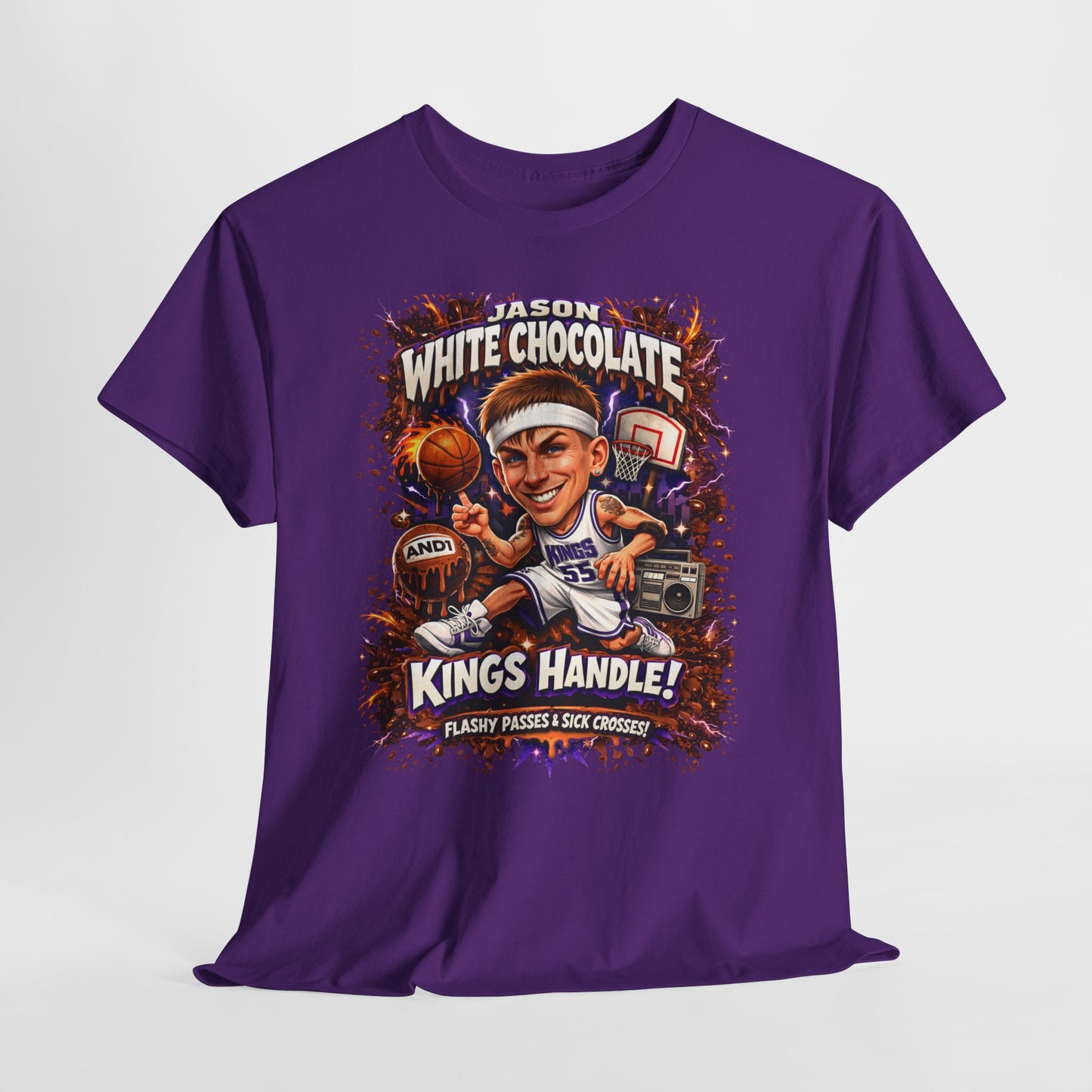 White Chocolate Kings Handle Basketball T-Shirt