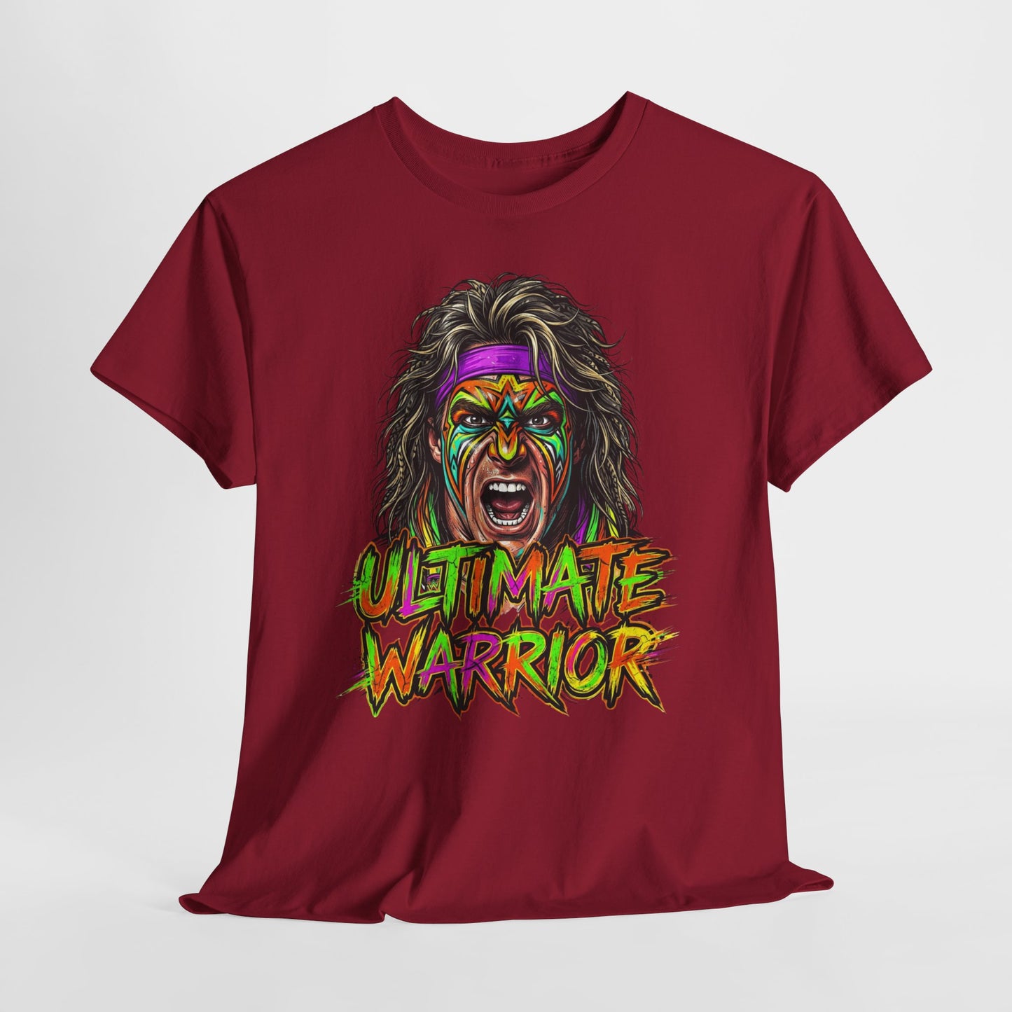 Ultimate Warrior T-Shirt — Retro Wrestling Face Paint Tee