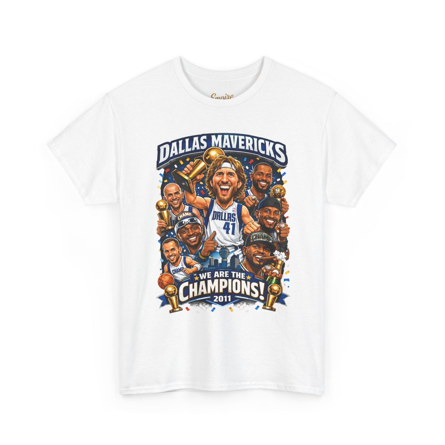 Dallas Mavericks Champions Tee – “We Are The Champions” Basketball Fan Shirt