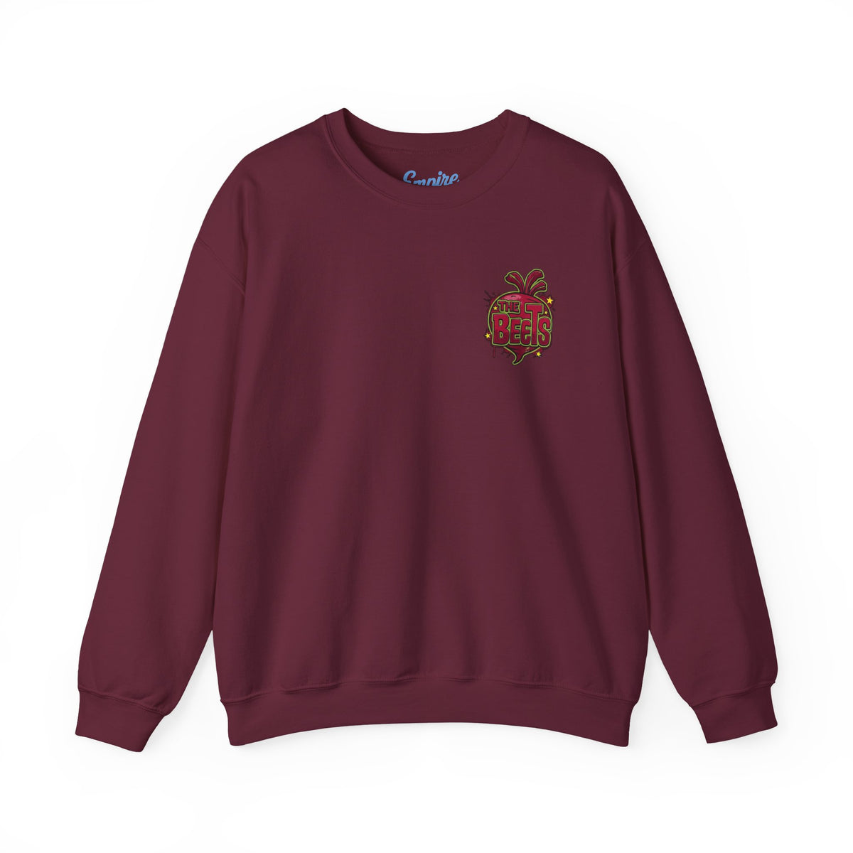 Crewneck Sweatshirt — The Beets Band Graphic (Back & Chest Logo)