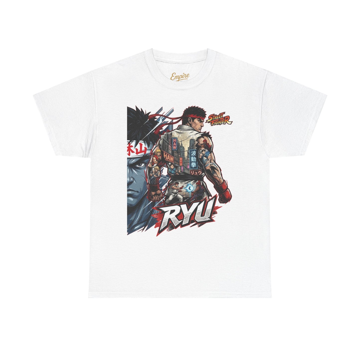 Ryu Street Fighter Graphic Tee — Vintage Fighter Art T-Shirt