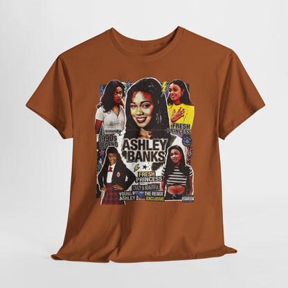 Retro 90s TV Star Collage Tee — Ashley Banks Tribute Graphic T-Shirt