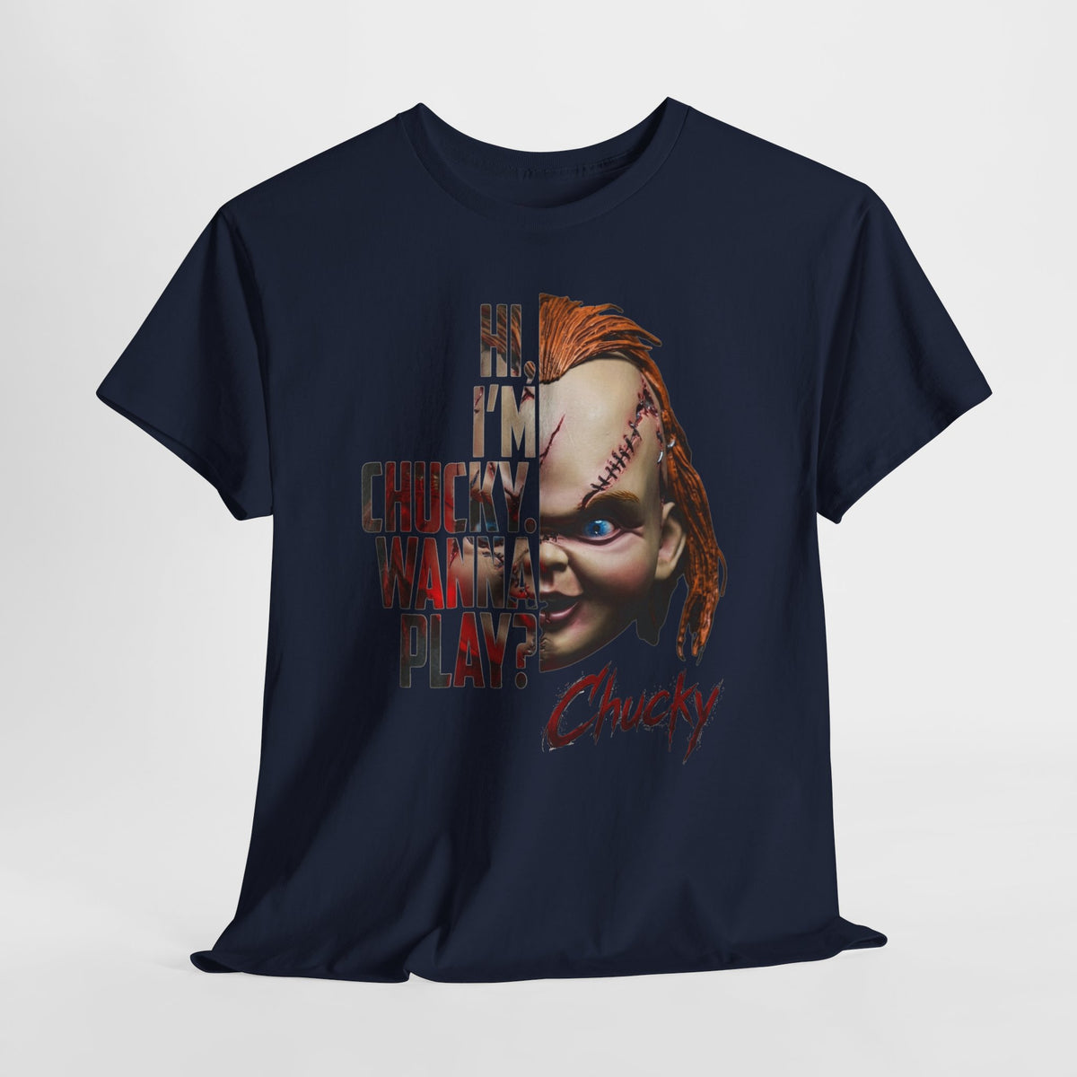 Chucky "Hi, I’m Chucky. Wanna Play?" Graphic Tee