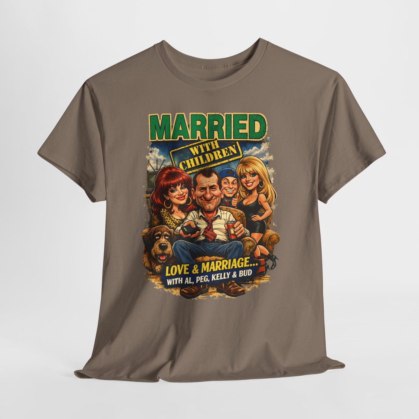 Married with Children Retro TV Tee — Vintage Sitcom Graphic Shirt