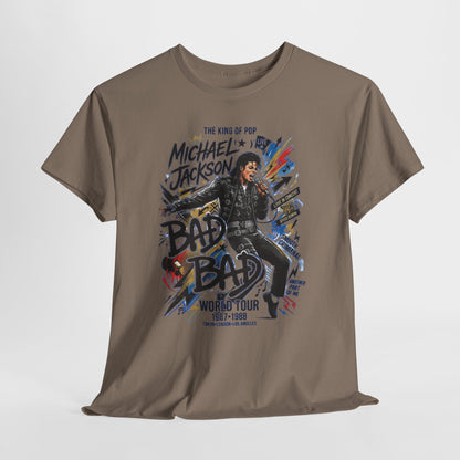 Bad World Tour Graphic Tee — Vintage MJ Tribute