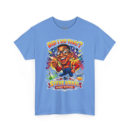 Did I Do That? Steve Urkel Tee – Retro 90s Family Matters Graphic Shirt