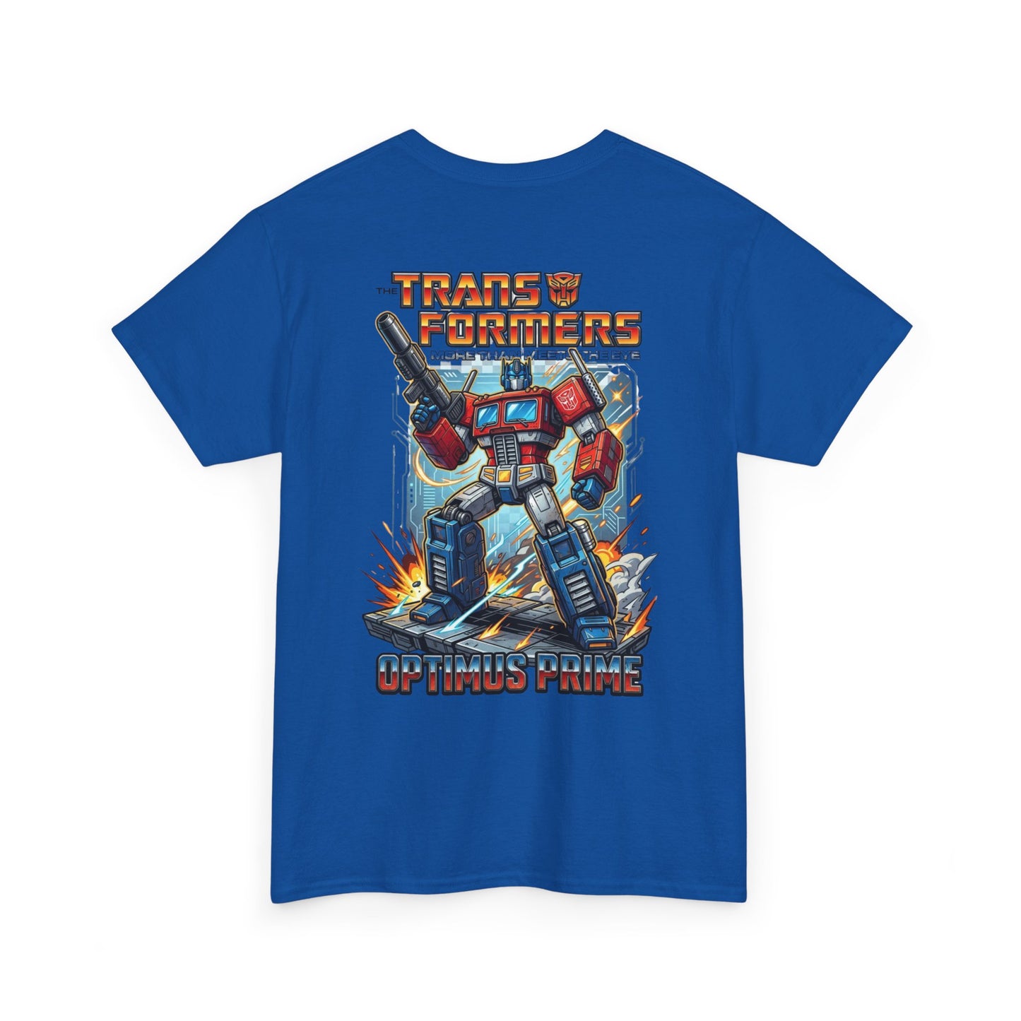 Transformers Optimus Prime Graphic Tee — Retro Robot Movie Merch
