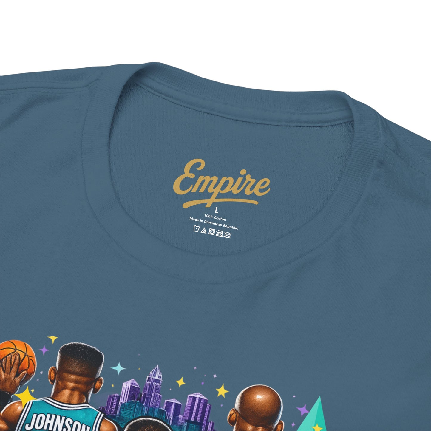 Charlotte Hornets Basketball T-Shirt — Team Player Caricature Tee
