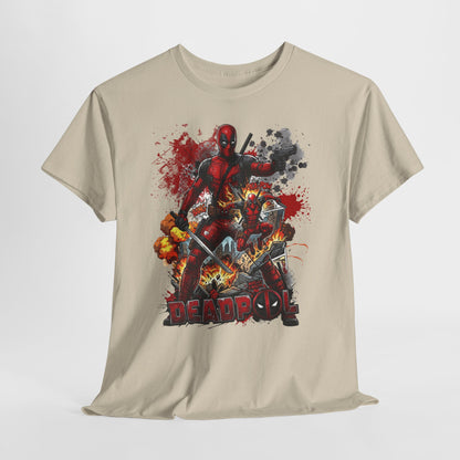 Deadpool Graphic Tee — Comic Action Superhero T‑Shirt