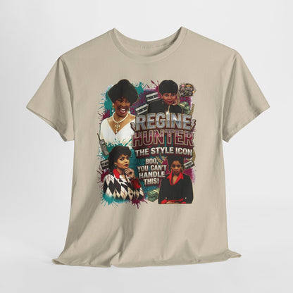 Regine Hunter “The Style Icon” Graphic Tee — Retro 90s R&B Tribute Shirt