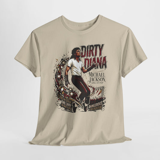 MJ Dirty Diana Graphic Tee — Retro Pop Icon T-Shirt