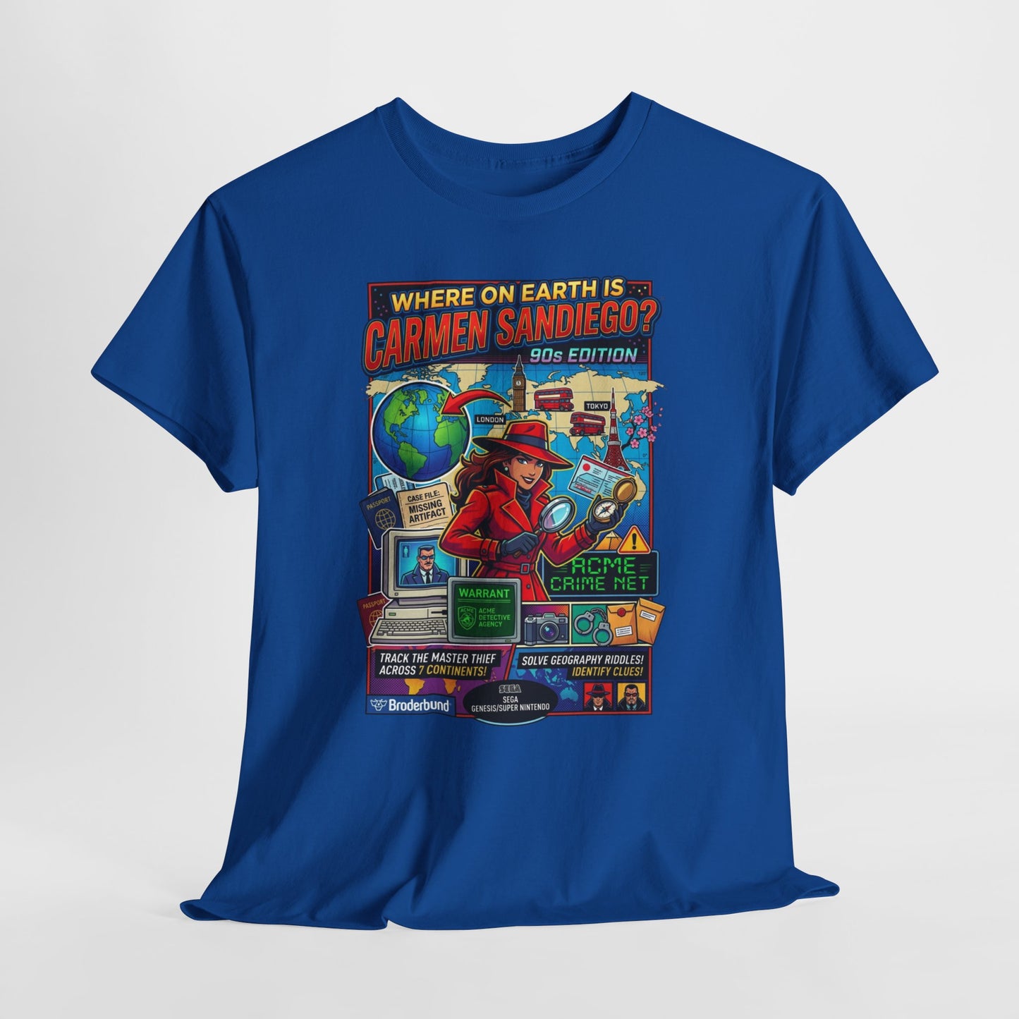 Carmen Sandiego Retro Game Poster T-Shirt