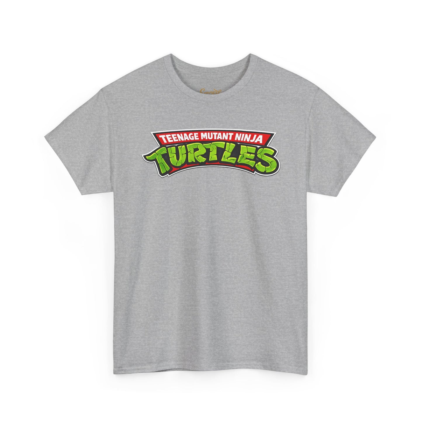 Teenage Mutant Ninja Turtles Graphic Tee — Retro TMNT Logo & Group Back Print
