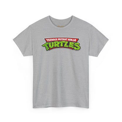 Teenage Mutant Ninja Turtles Graphic Tee — Retro TMNT Logo & Group Back Print