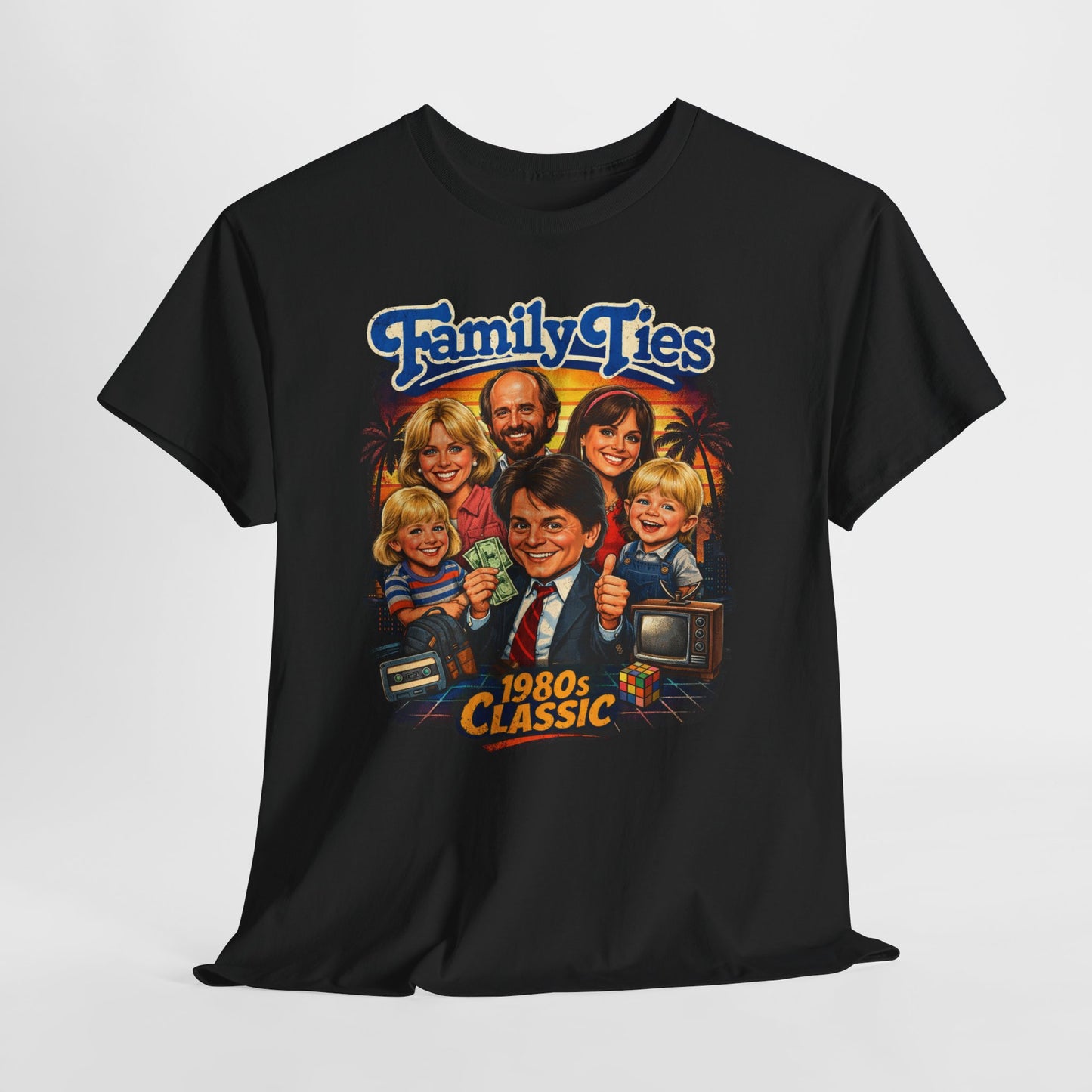 Family Ties 1980s Classic Tee