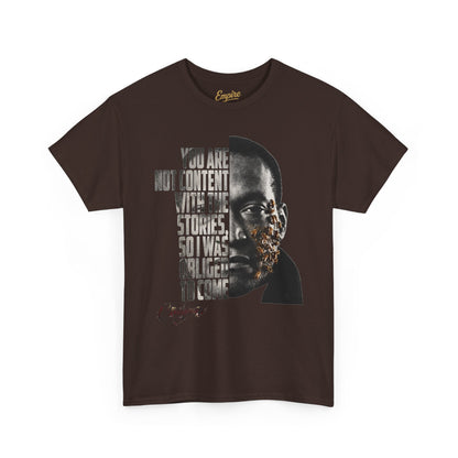 Candyman - I Was Obliged to Come Typography Portrait Graphic T-Shirt