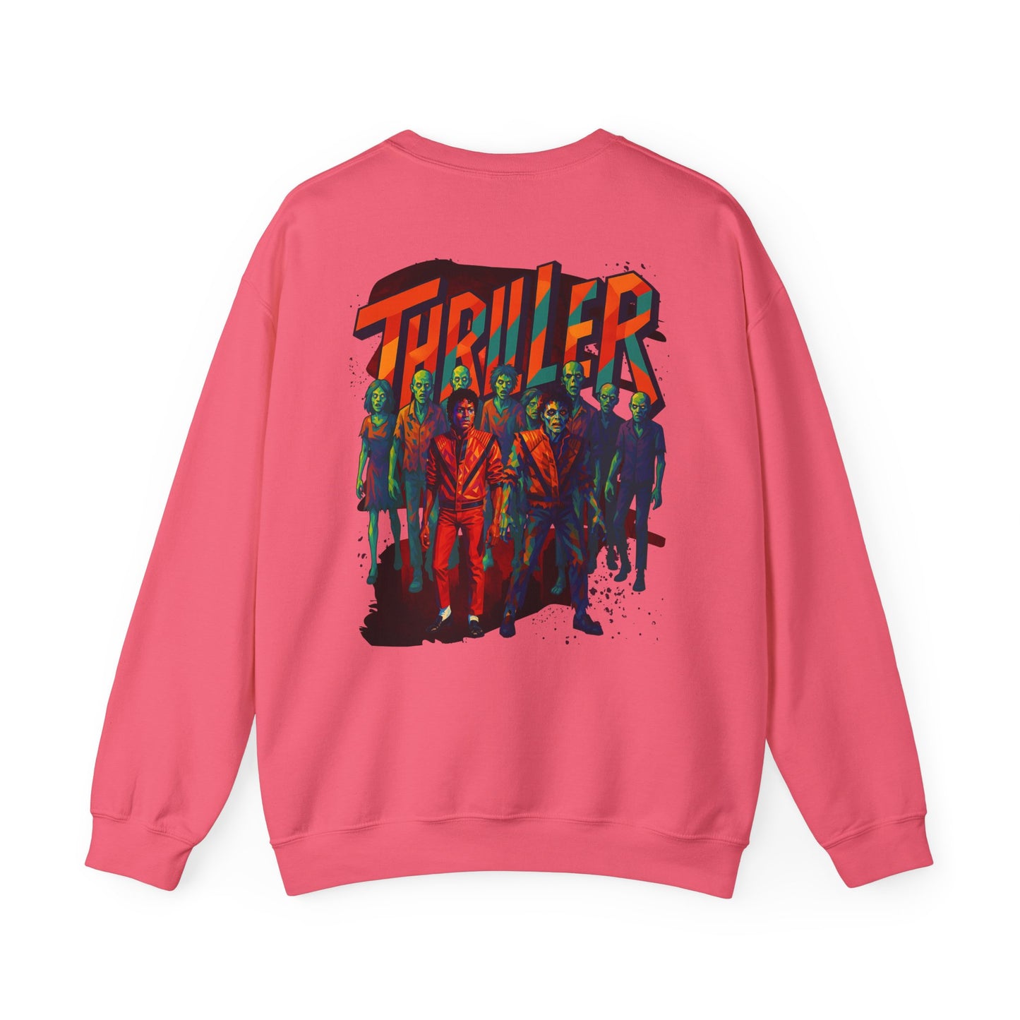 MJ Thriller Graphic Sweatshirt — Retro Michael Jackson Inspired Crewneck