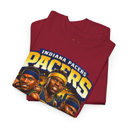Indiana Pacers Vintage Players Graphic Tee — "Pacers" O'Neal & Jackson Tribute