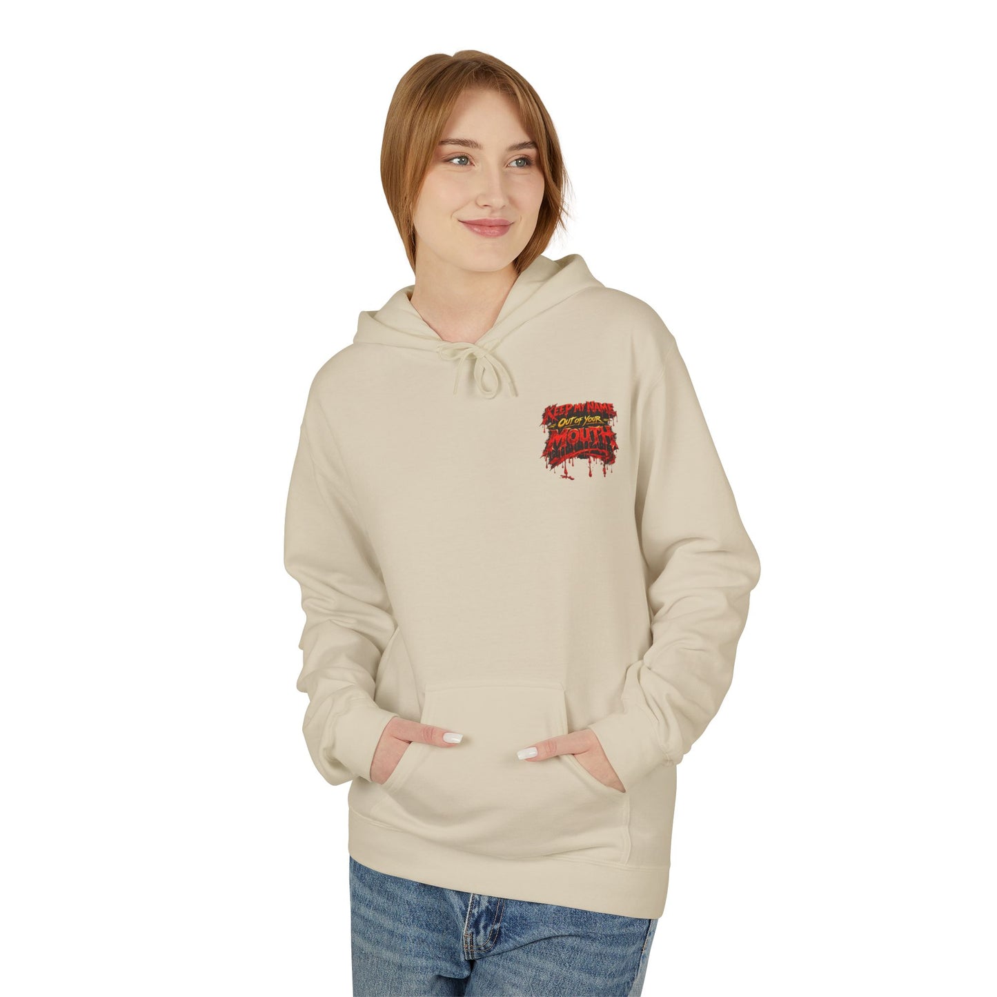 Horror Movie Candyman "Sweets to the Sweet" Retro Poster Midweight Softstyle Fleece Hoodie