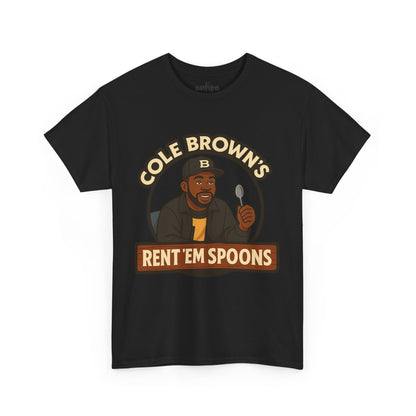 Rent 'Em Spoons Tee, Fun Graphic T-Shirt