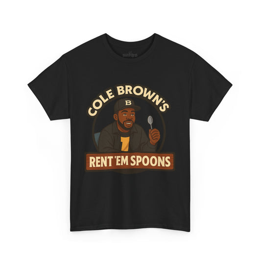 Rent 'Em Spoons Tee, Fun Graphic T-Shirt