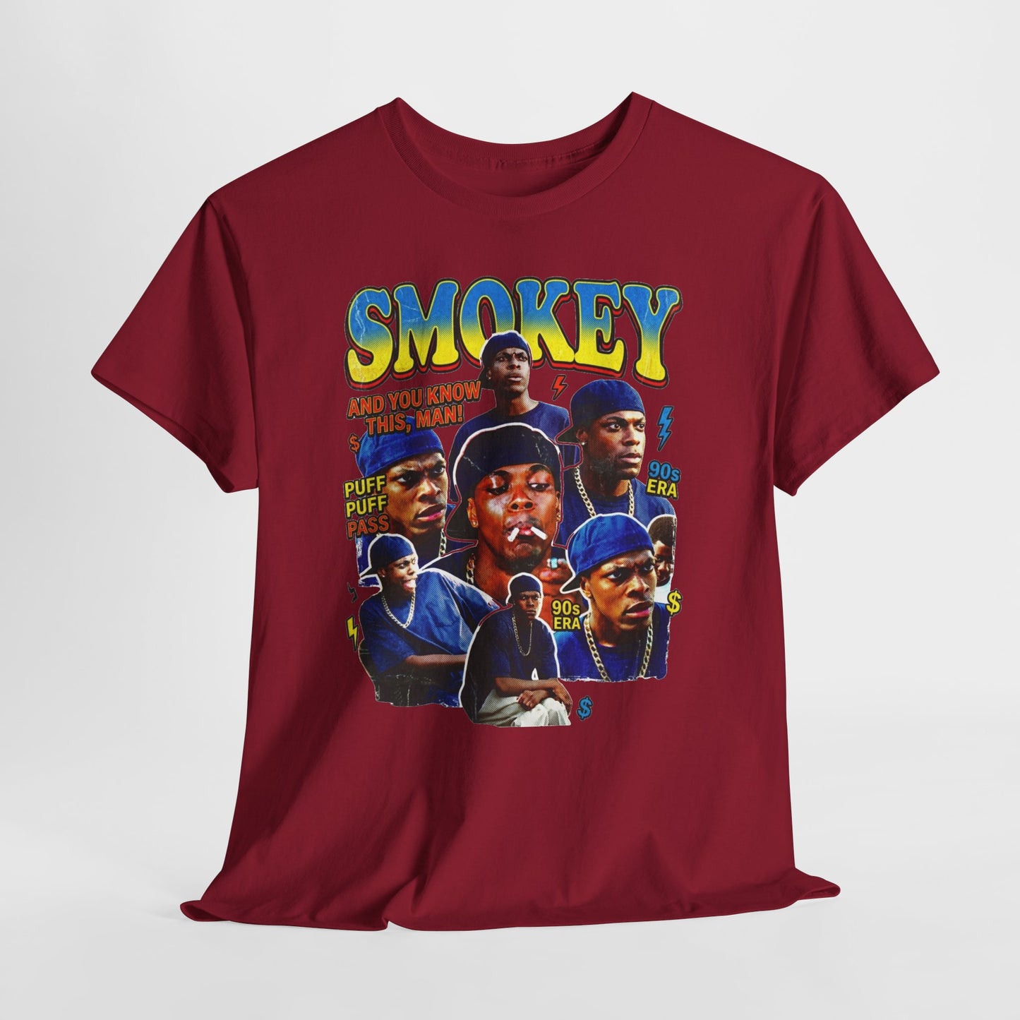 Smokey Collage T-Shirt — Retro Movie Tribute Tee