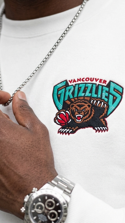 Grizzlies Big Country Crewneck Sweatshirt — Retro Basketball Mascot Tee