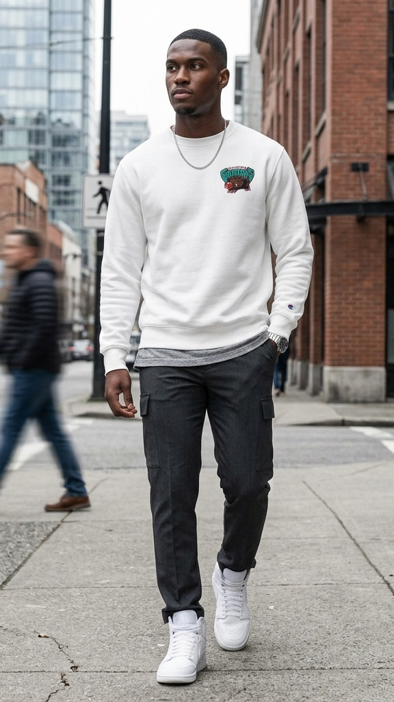 Grizzlies Big Country Crewneck Sweatshirt — Retro Basketball Mascot Tee