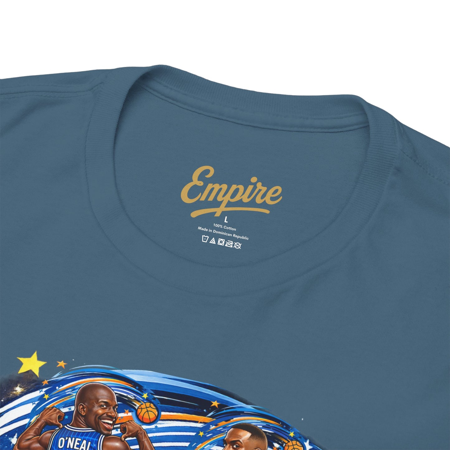 Orlando Magic Basketball Tee — Shaq & Penny Retro Cartoon Design