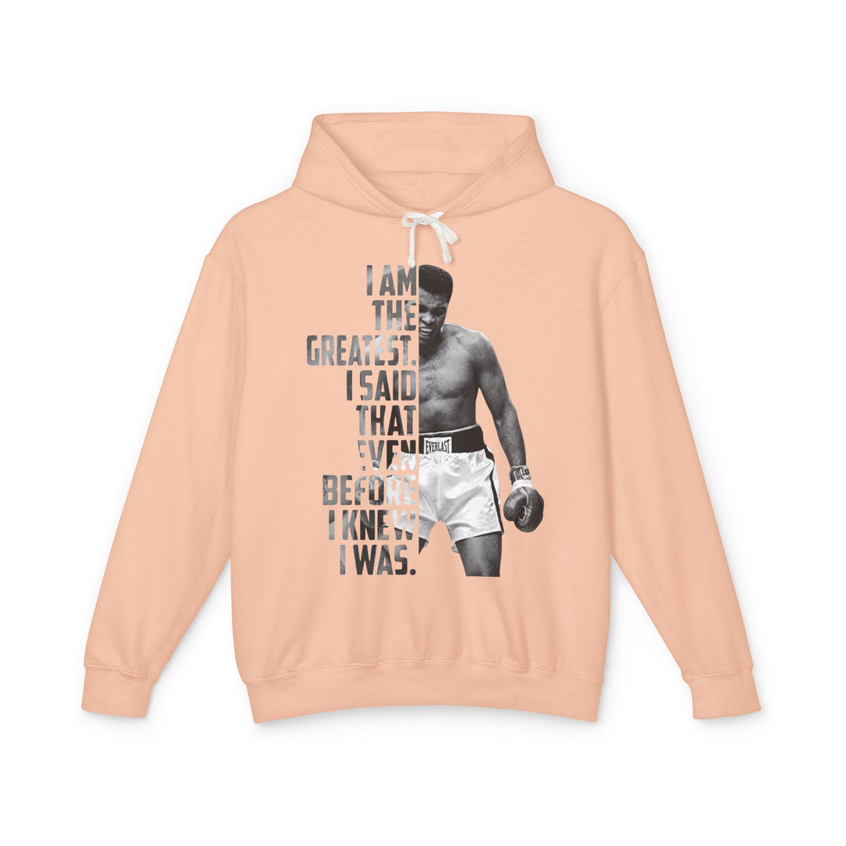 Boxing Champion 'I Am The Greatest' Hoodie - Vintage Boxing Quote Sweatshirt