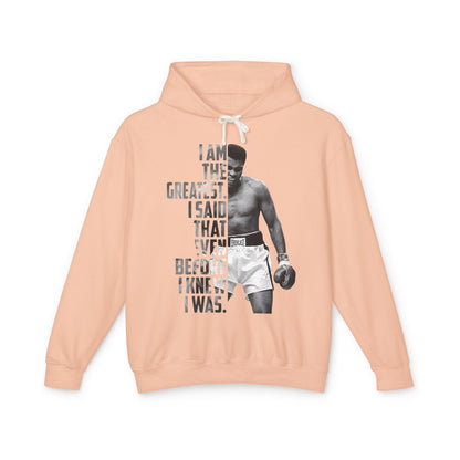 Boxing Champion 'I Am The Greatest' Hoodie - Vintage Boxing Quote Sweatshirt