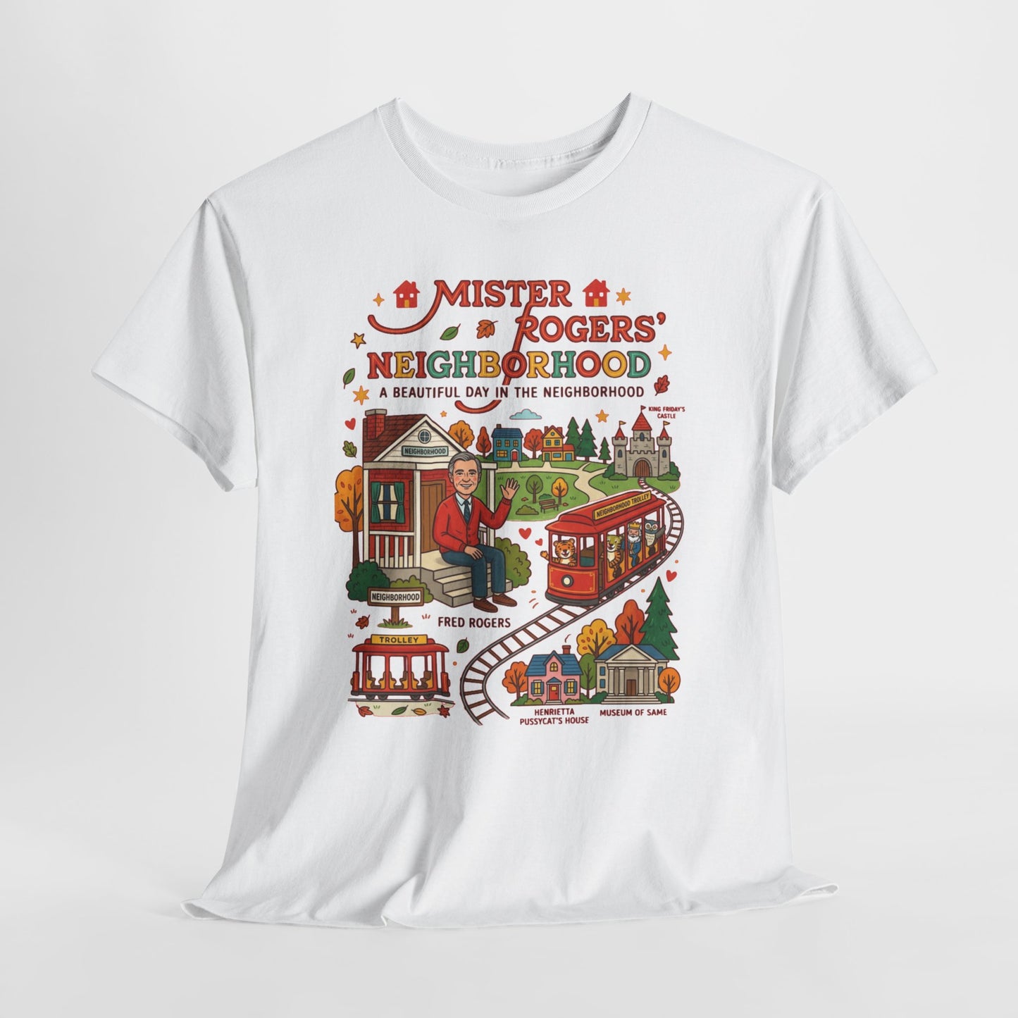 Mister Rogers' Neighborhood Vintage Graphic T-Shirt