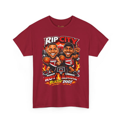 Rip City Basketball T-Shirt — Caricature Trail Blazers Fan Tee